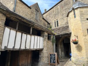 The George Inn courtyard