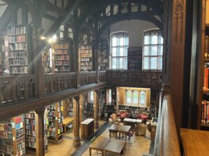 The beautiful Reading Room at Gladstone's Library